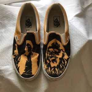 Vans  💫Star Wars 💫 airbrush art! Size 10